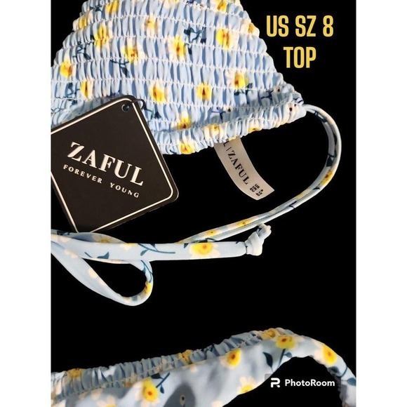 Zaful FOREVER YOUNG Bikini Set Womens SIZE 8 NWT SUMMERTIME - Picture 6 of 6